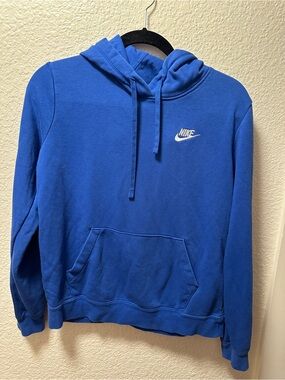 Blue Nike hoodie size small